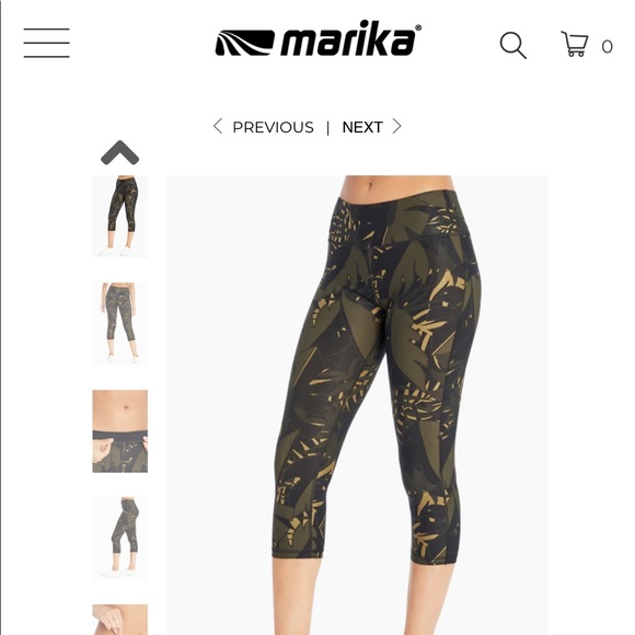Womens Marika Sport Workout Leggings in Chamo! BRAND NEW NEVER WORN! Size medium - Picture 1 of 7